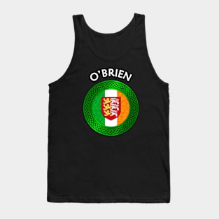 Irish Flag Shamrock Celtic Knot - O'Brien Tank Top